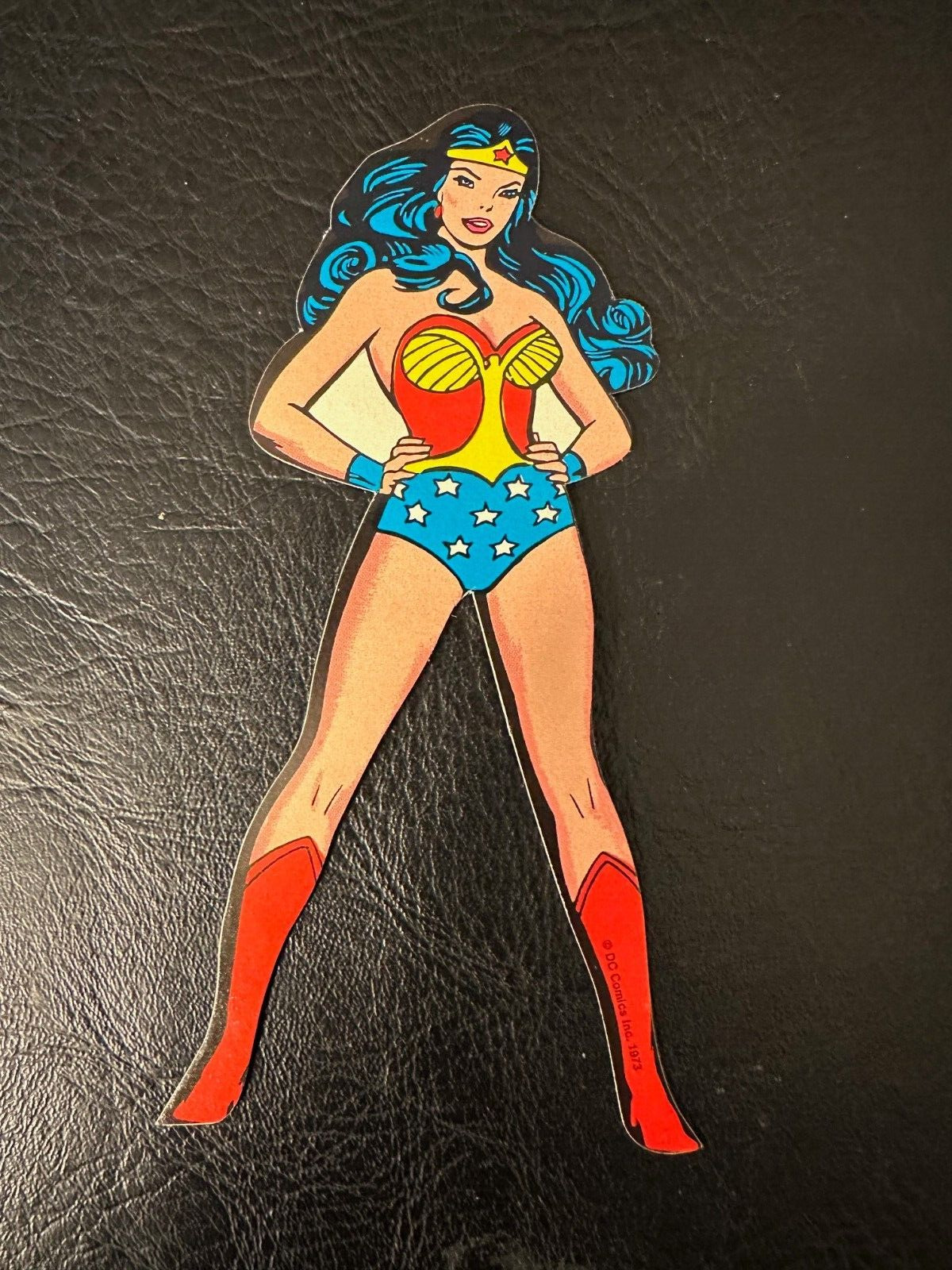 Vintage 1978 Hero-Stickers Wonder Woman Vinyl Sticker Rare