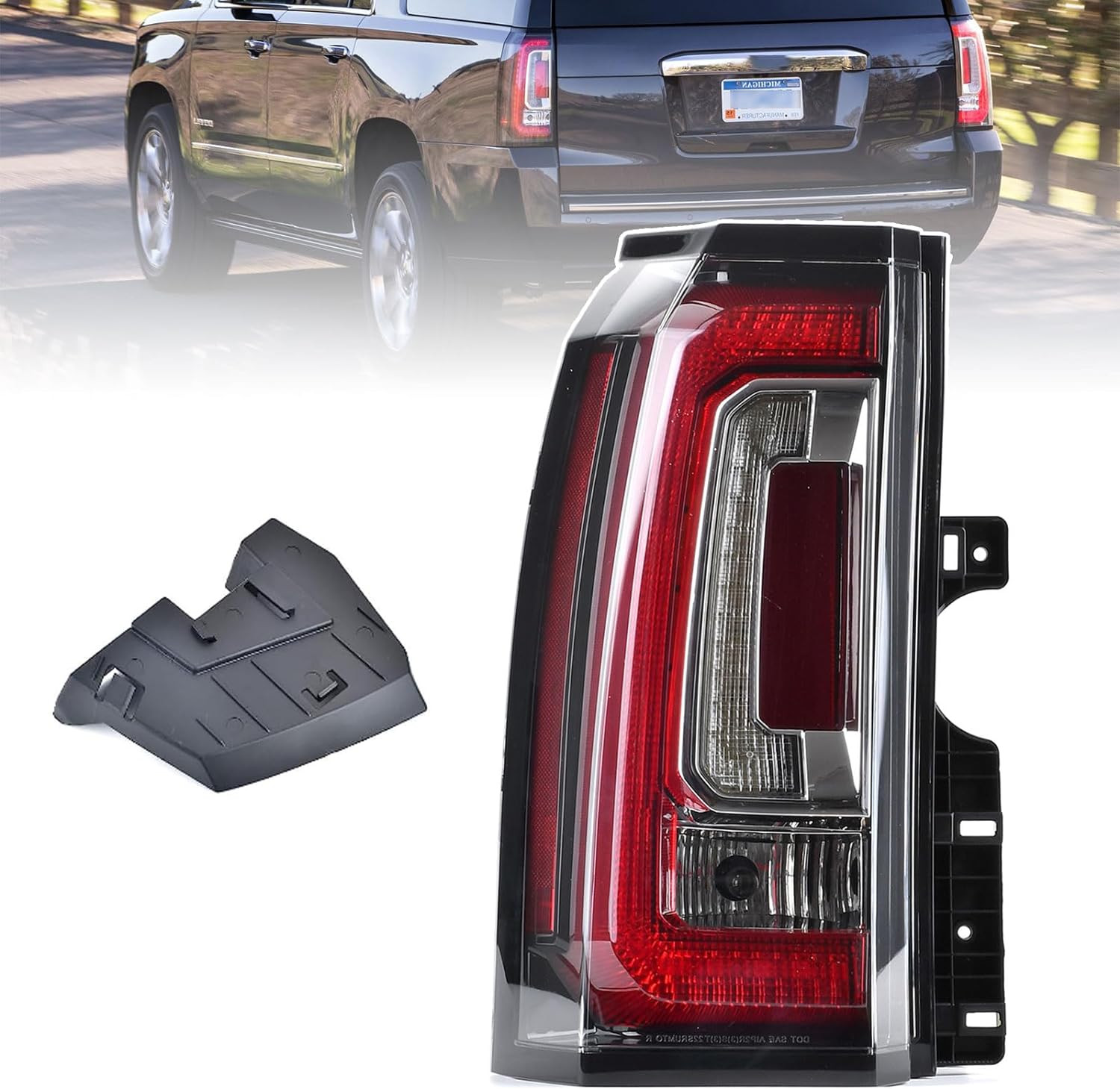 Tail Lights Assembly Compatible with GMC Yukon/Yukon XL 2015 2016 2017 2018 2019