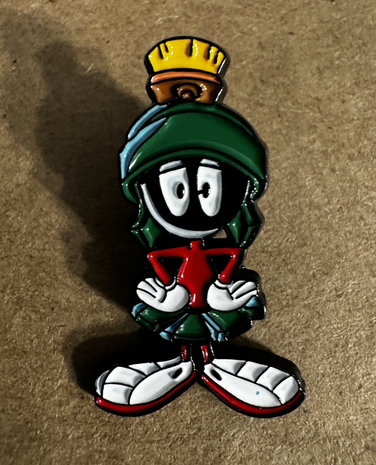 Marvin The Martian Looney Tunes Lapel Pin For Backpacks , Shirts , Hats + Bonus