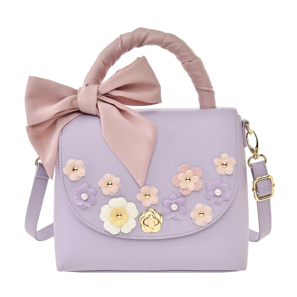 Disney Store Tangled Rapunzel on the Tower Shoulder Hand Bag with Ribbon JPN