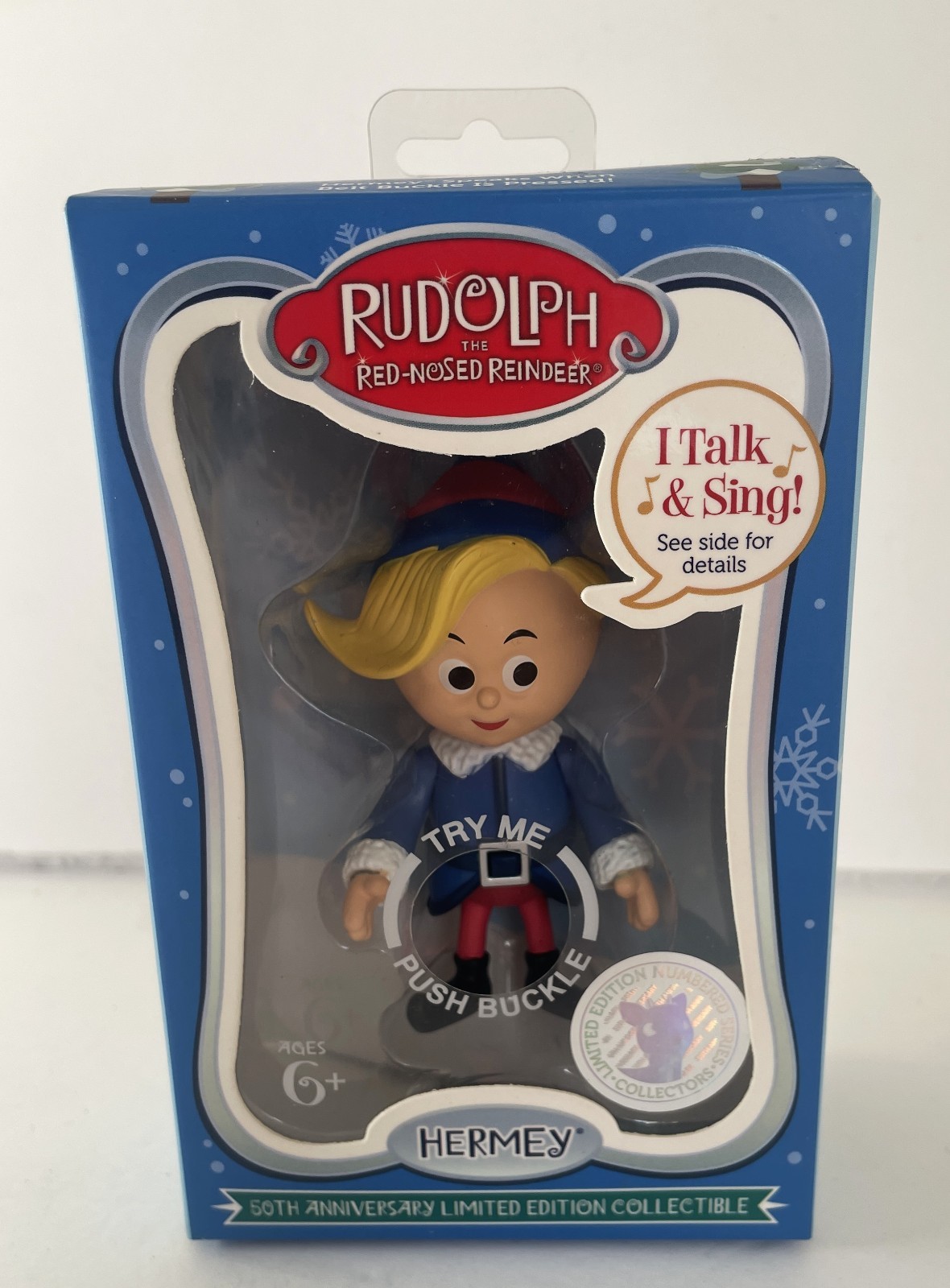 Hermey Talking/ Singing Rudolph the Red Nosed Reindeer Limited Edition