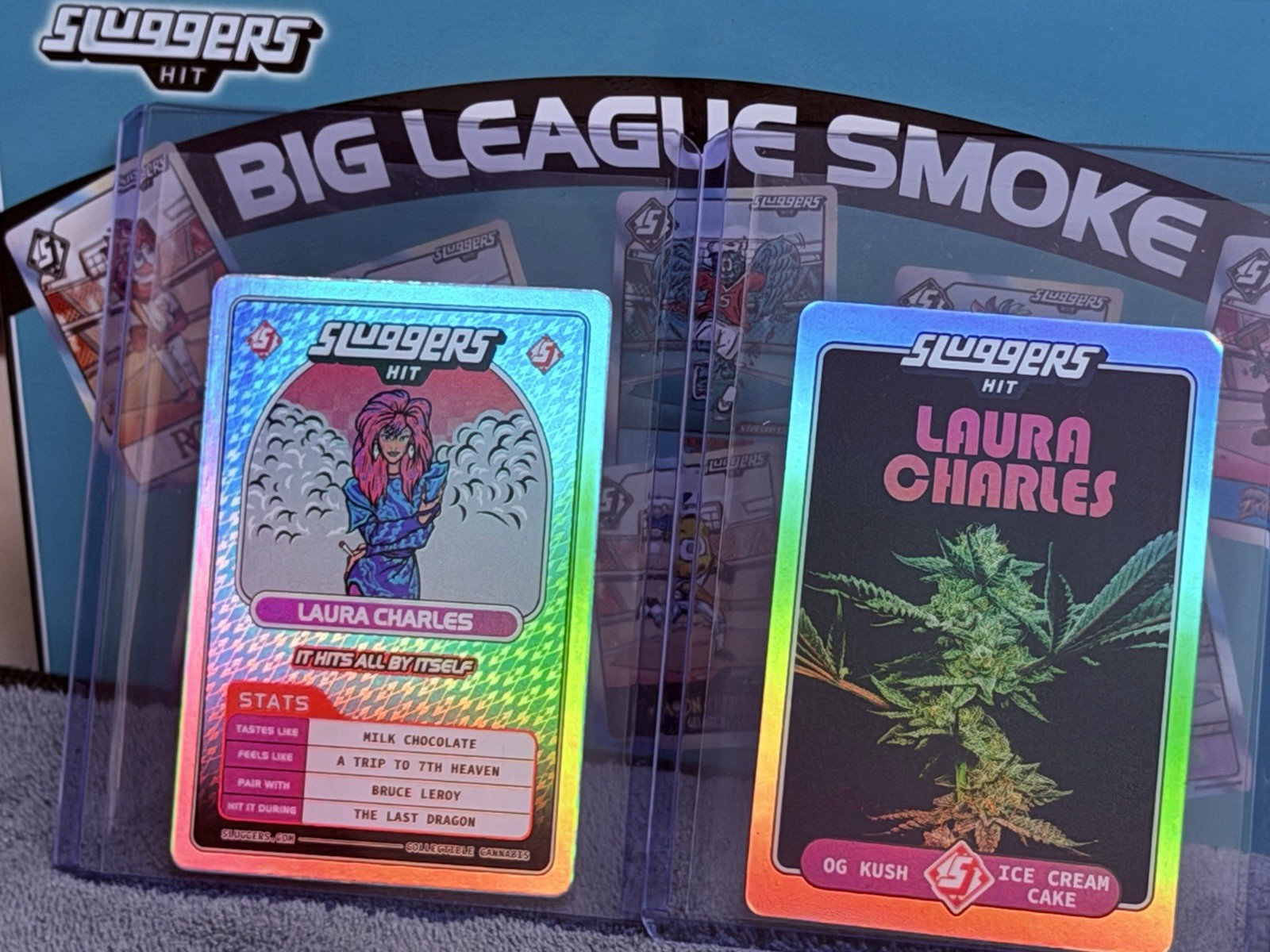 Sluggers Hit Laura Charles Holo Trading Card Last Dragon Tribute Non-Sport