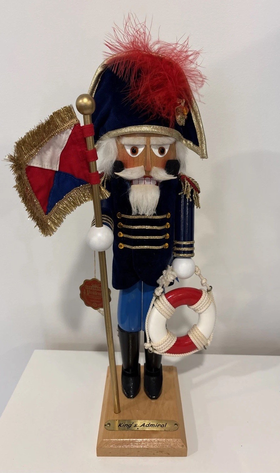 Steinbach Nutcracker 18”-King’s Admiral with Tag -Limited Edition