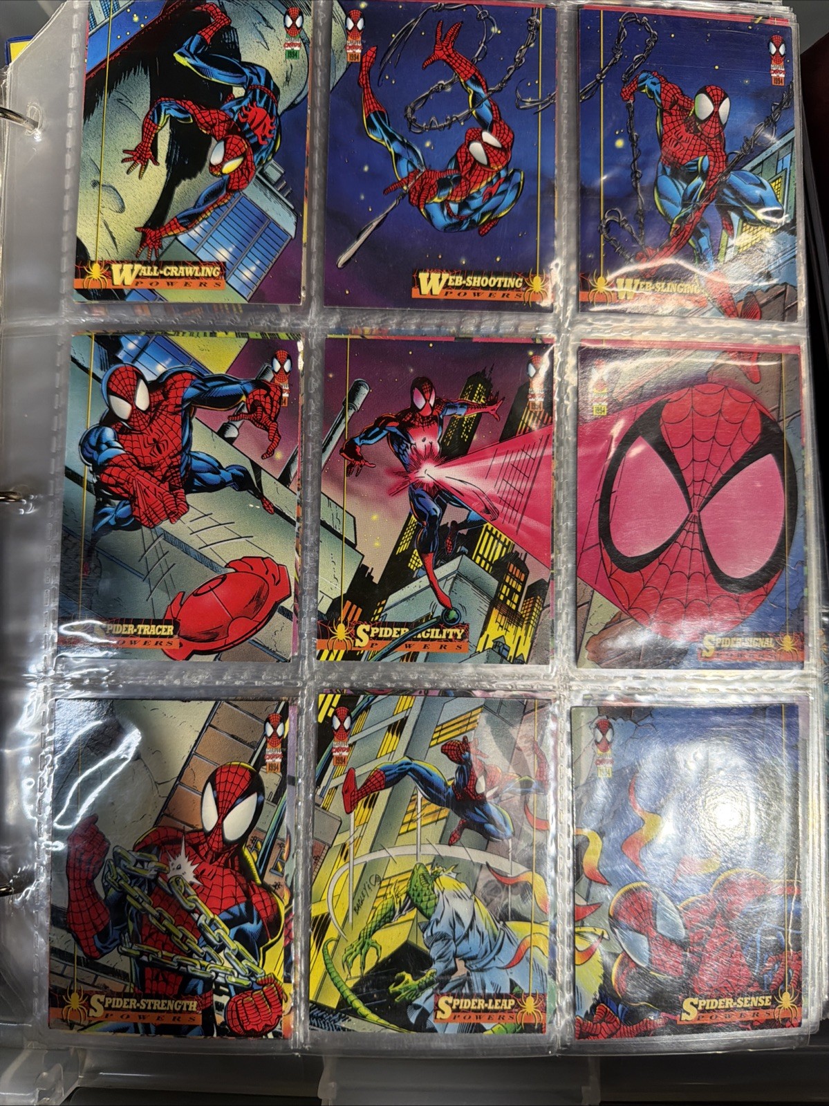 1994 Fleer Amazing Spider Set Complete 150/150 + 12 Suspended Set+  4 Holograms