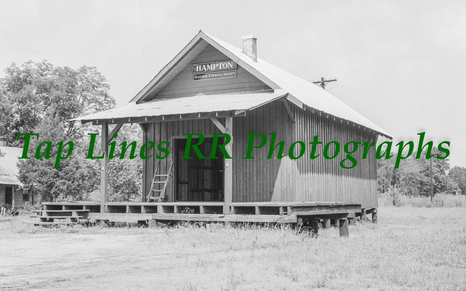 Hampton & Branchville Depot Hampton SC 1957 by Tom King  New 5x8 Photo