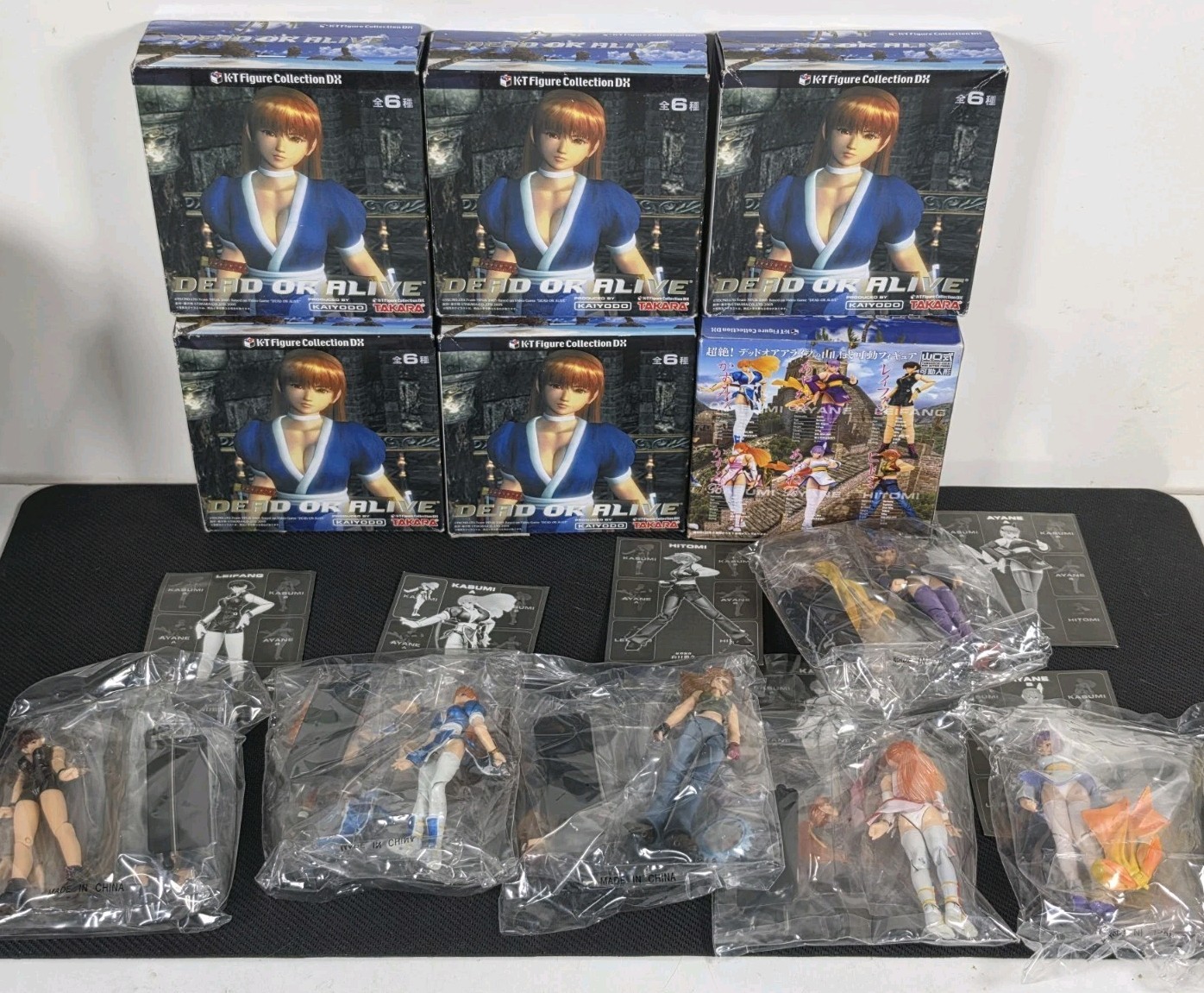 Dead Or Alive KT Figure Collection DX Takara Kaiyodo 6 Figures Complete Set New