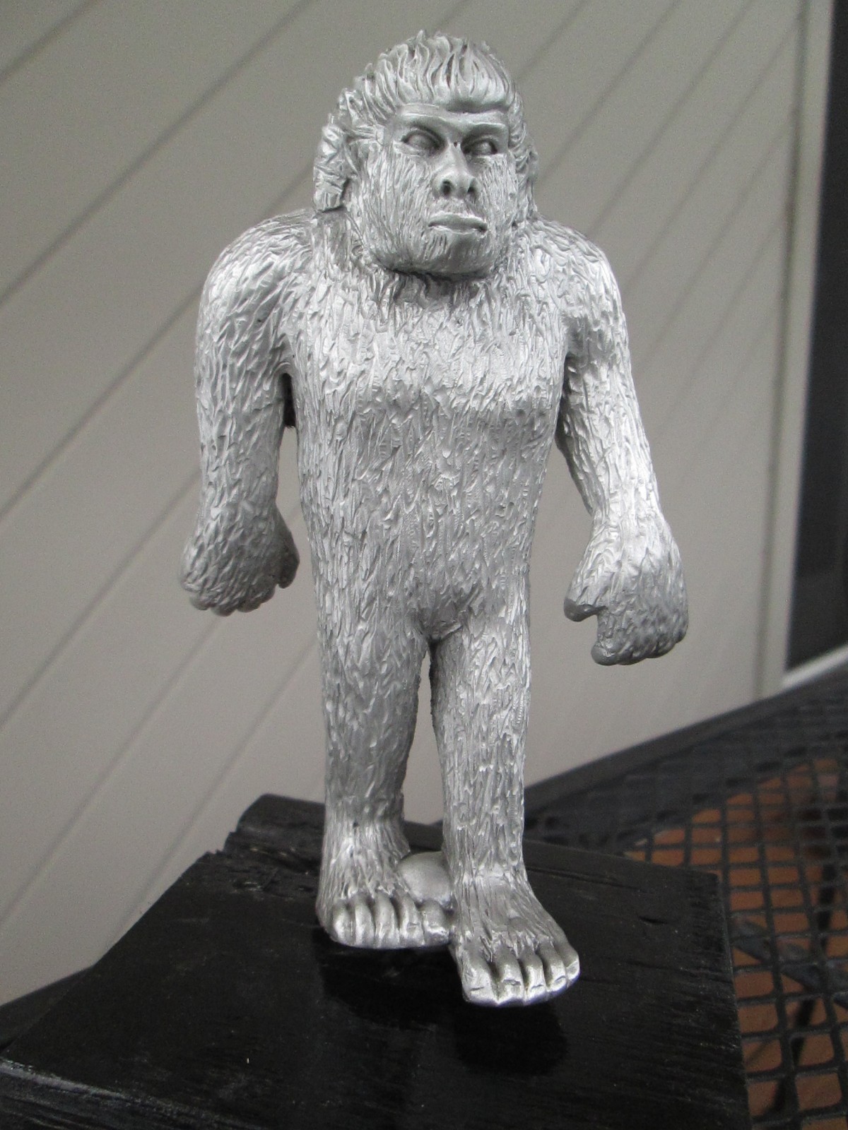 sasquatch bigfoot yeti  ratrod hotrod car hood ornament 
