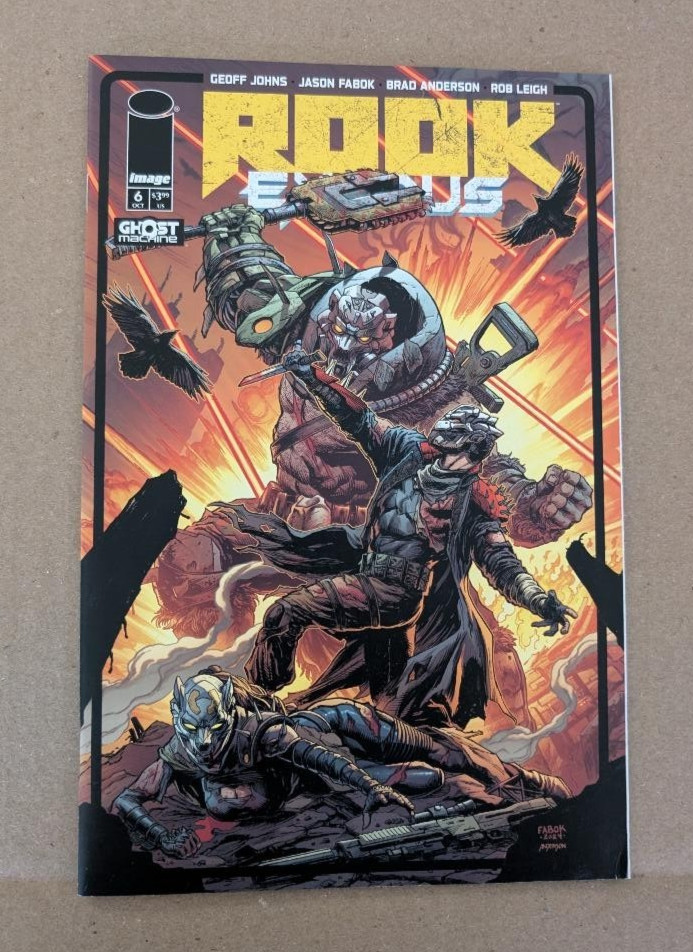 ROOK: EXODUS #6 Cover A, Geoff Johns/Jason Fabok, IMAGE 2024, NM 1st Print 9.4+