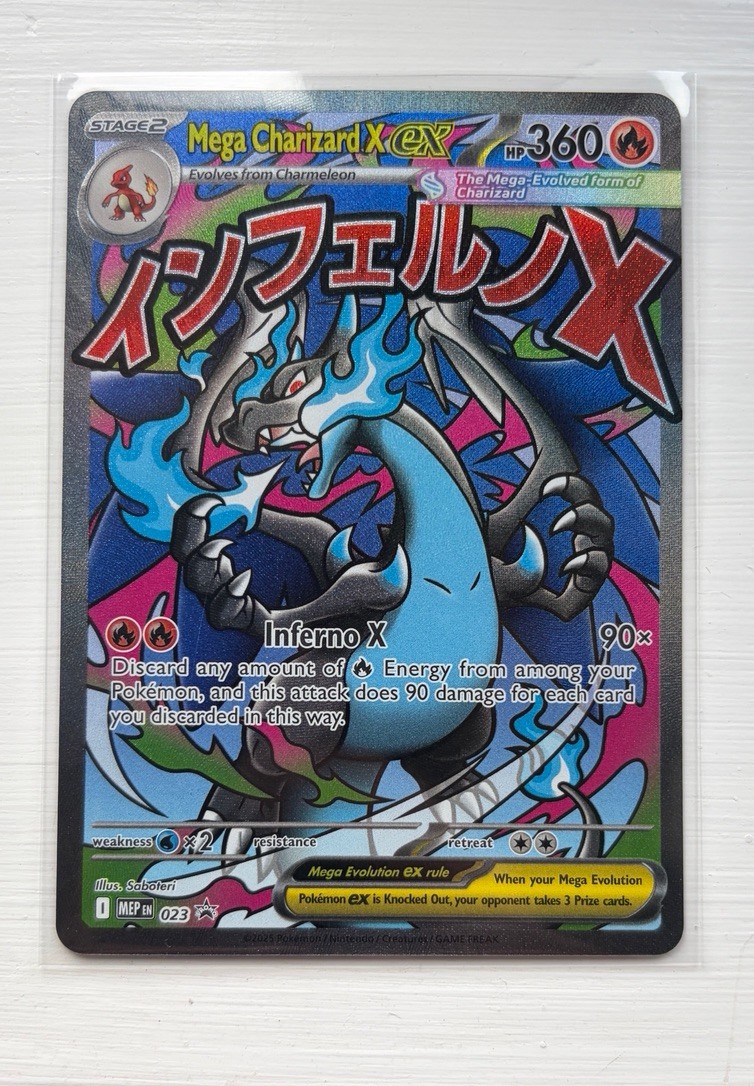 Pokémon TCG Mega Charizard X EX 023 Mega Evolution Promo Holo