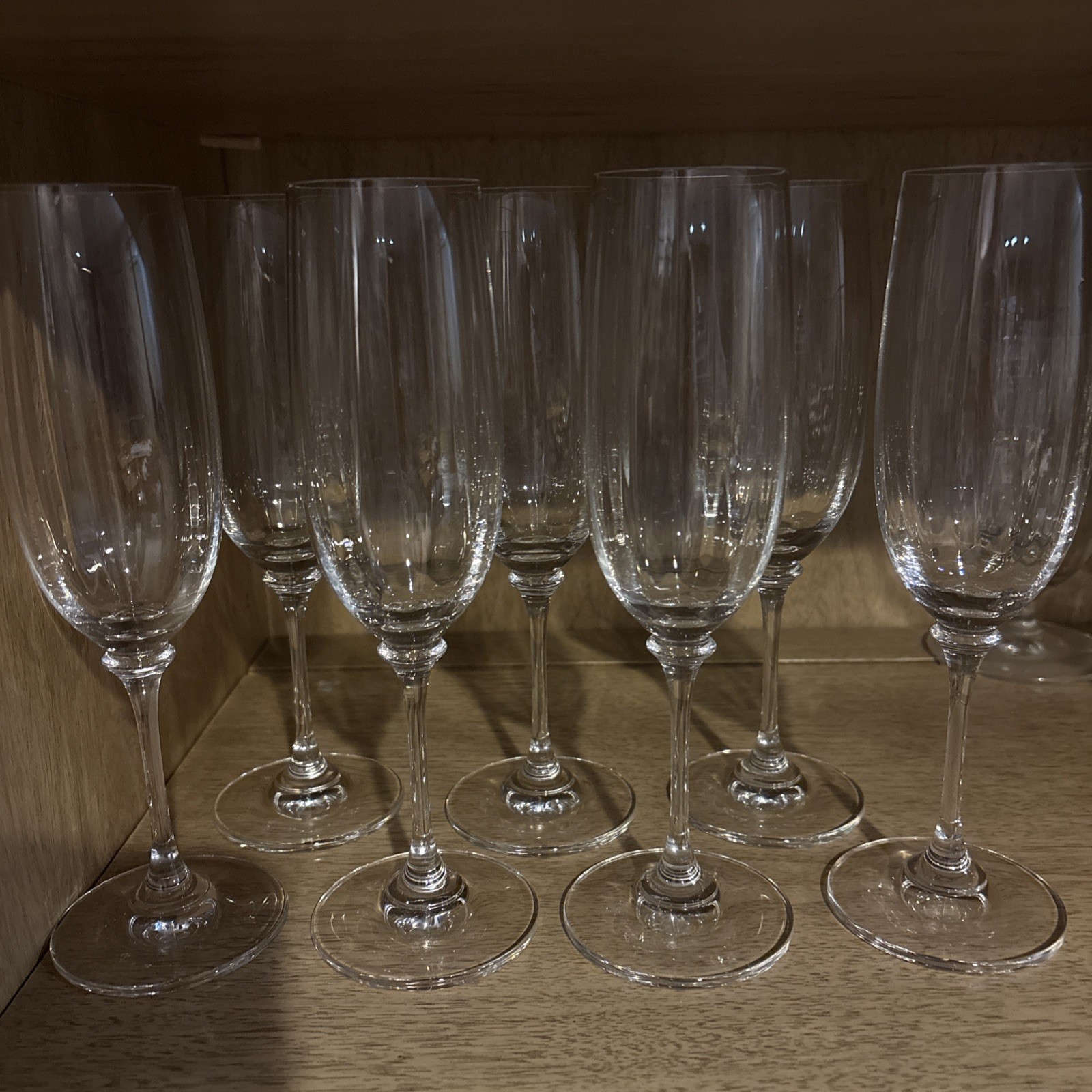 Set of 7 Mikasa Crystal STEPHANIE 8.5\