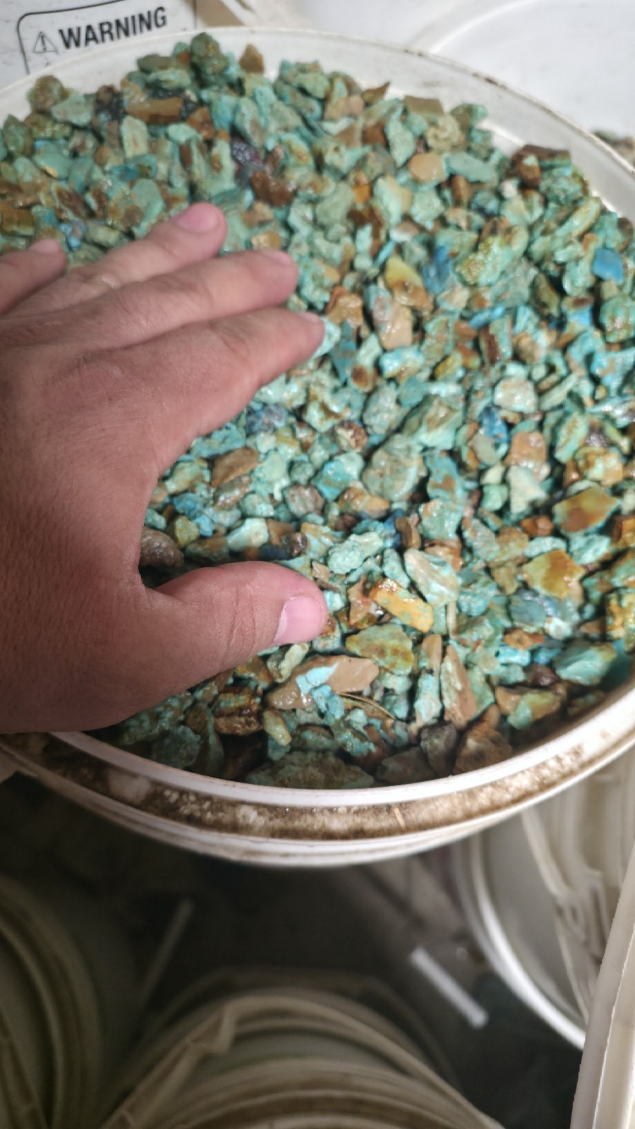 Stabilized Blue-green turquoise rough By The Pound 1/4 Stabilized Blue-green turquoise rough By The Pound 1/4