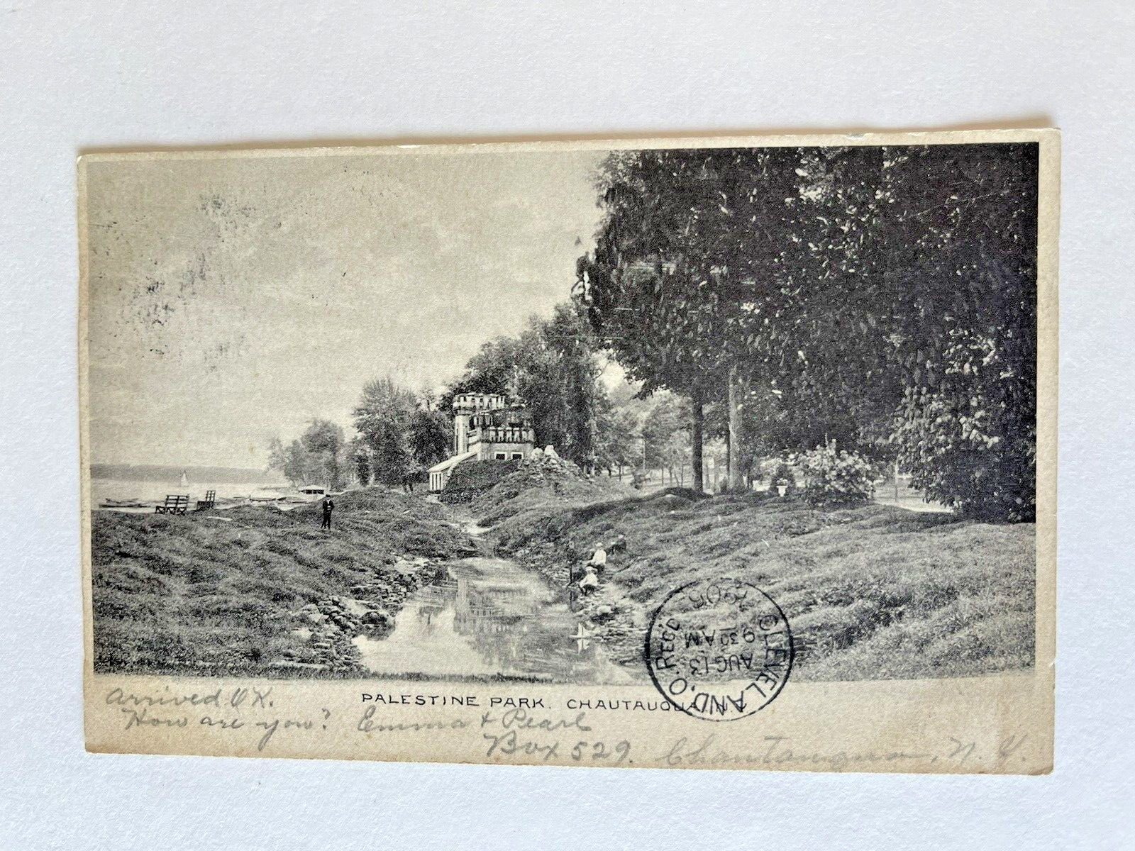 1906 Antique Vintage Postcard PALESTINE Park CHAUTAUQUA NY