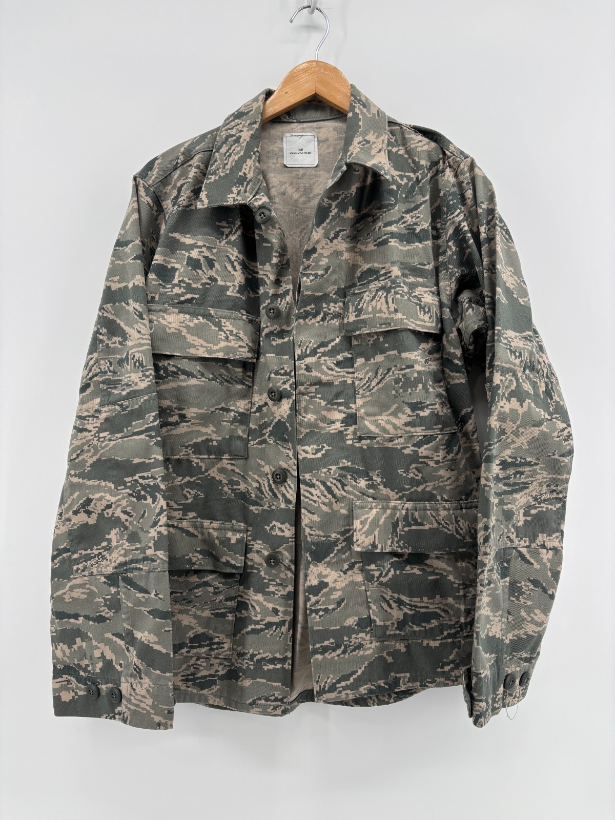 US Air Force Airman Battle Uniform (ABU) Coat Men Green Digital Camouflage 38R US Air Force Airman Battle Uniform (ABU) Coat Men Green Digital Camouflage 38R