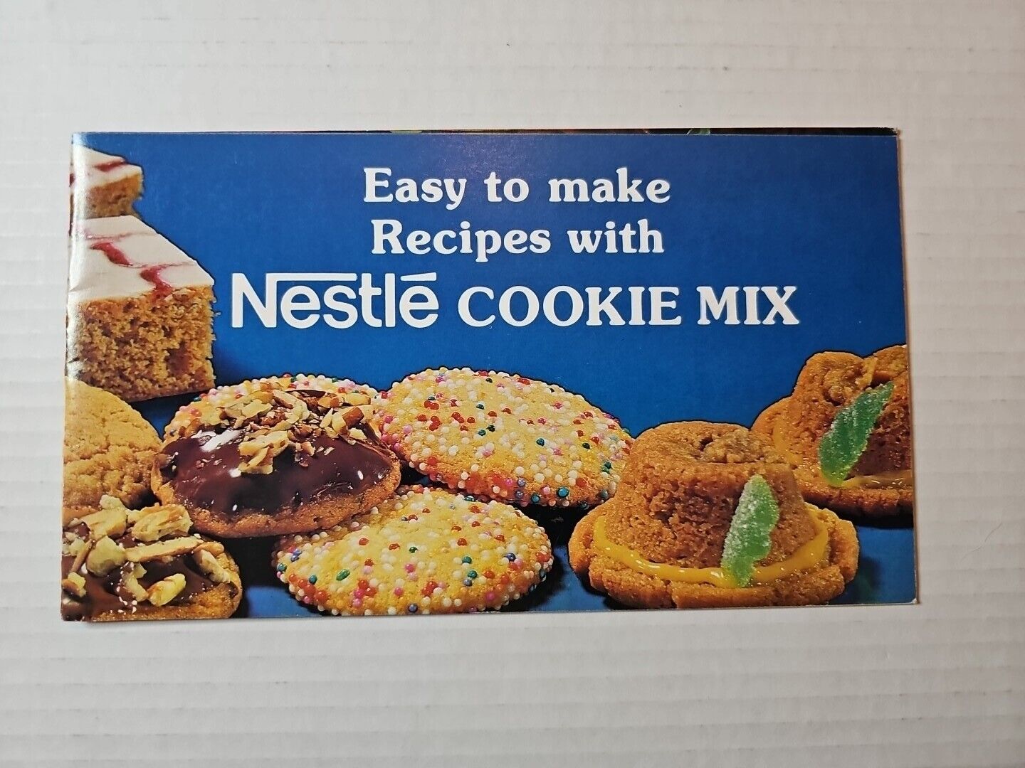 Vintage 1970s Nestle Cookie Mix Easy to Make Recipes Delicious Home Baked Cookie