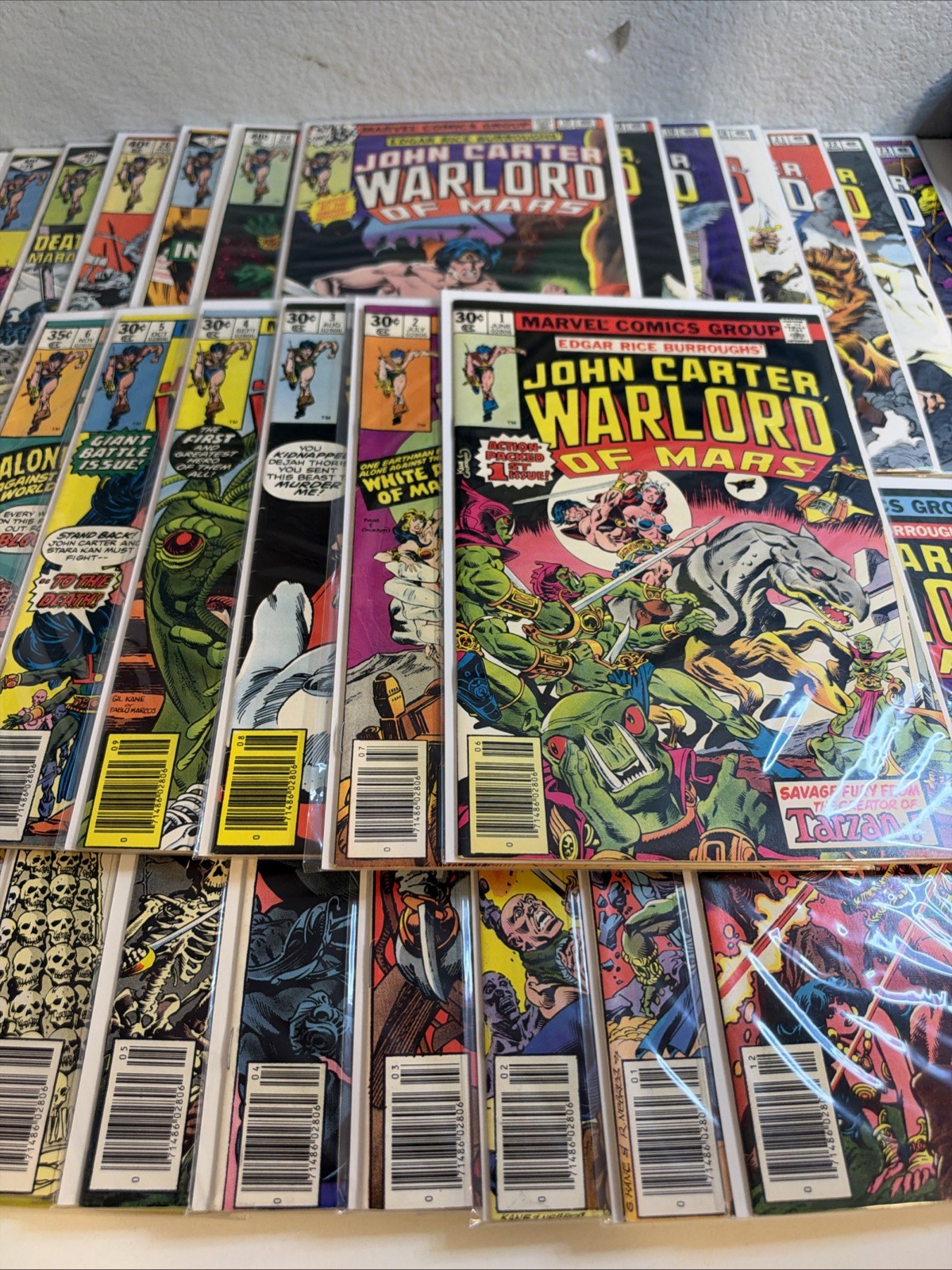 John Carter Warlord of Mars 1-28 Set Complete + Annual 1&2 NM/VF High Grade