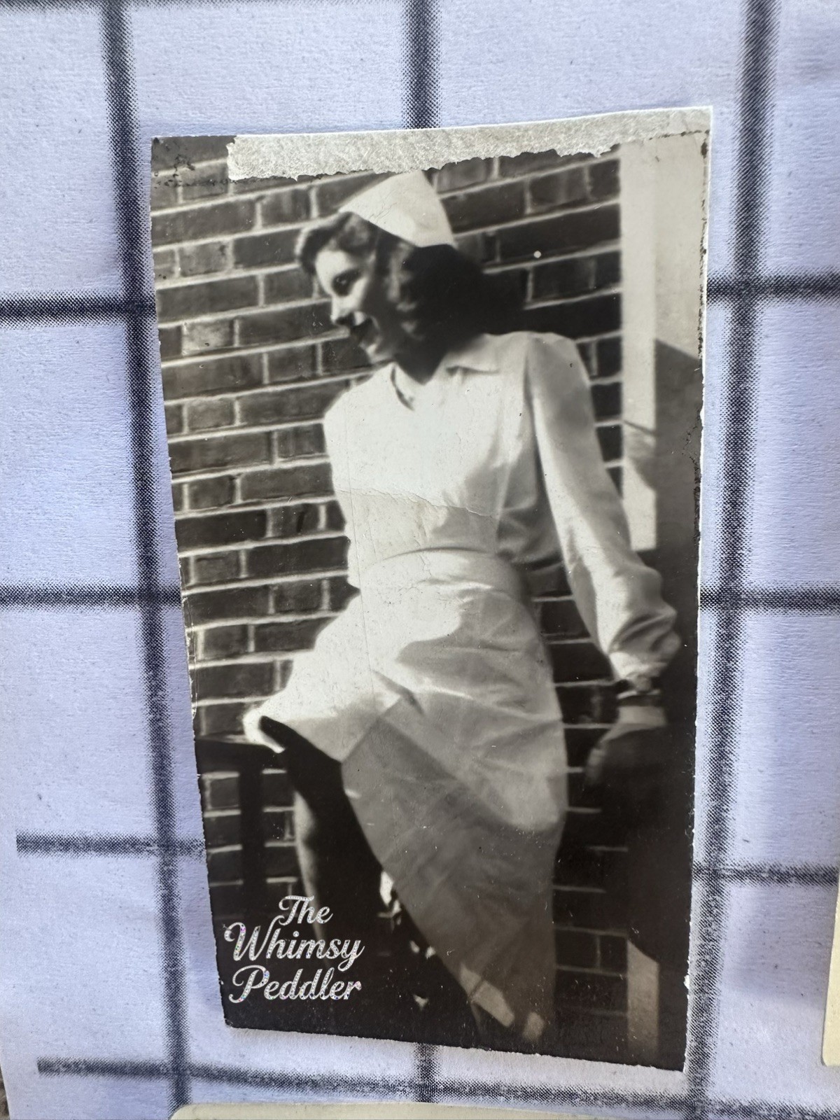 1940s Vintage Photo Young Woman Nurse White Uniform Cap Medical Nursing Portrait 1940s Vintage Photo Young Woman Nurse White Uniform Cap Medical Nursing Portrait