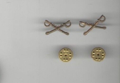 Vintage pair Crossed SWORDS  2 mini badge pin tacpin pinback GREAT for DOLLHOUSE
