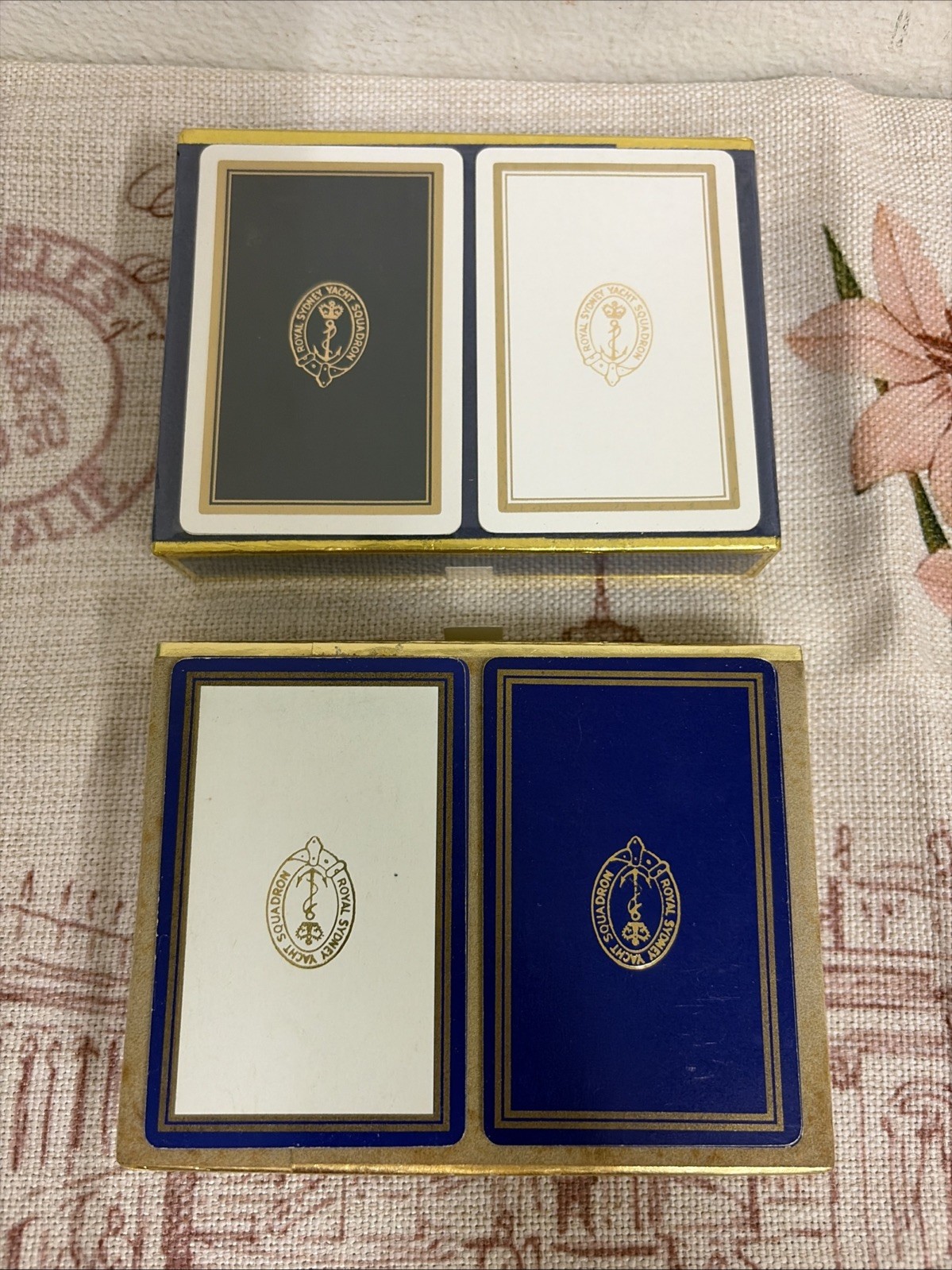 VTG Heraclio Fournier Vitoria Playing Cards Sealed. Royal Sydney Yacht Squadron