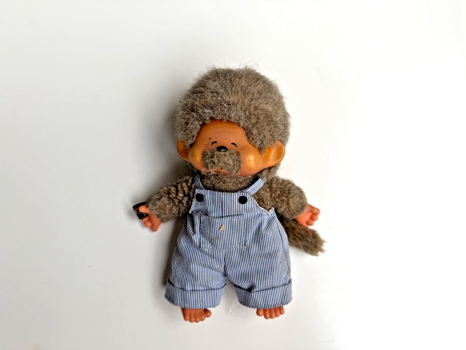 Vintage Sekiguchi Monchichi Grandpa Granda Plush/Stuffed Animal I 1974 I 22cm Standing