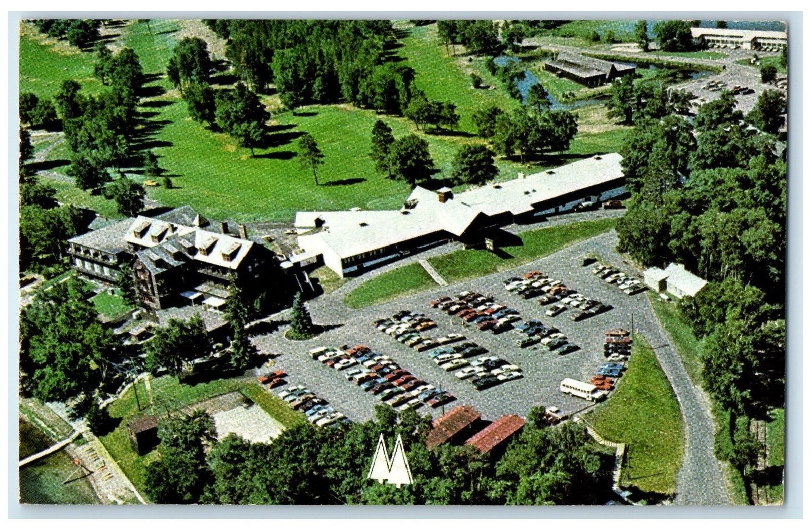 1984 Aerial View Of Madden Inn And Golf Club Brainers Minnesota MN Postcard