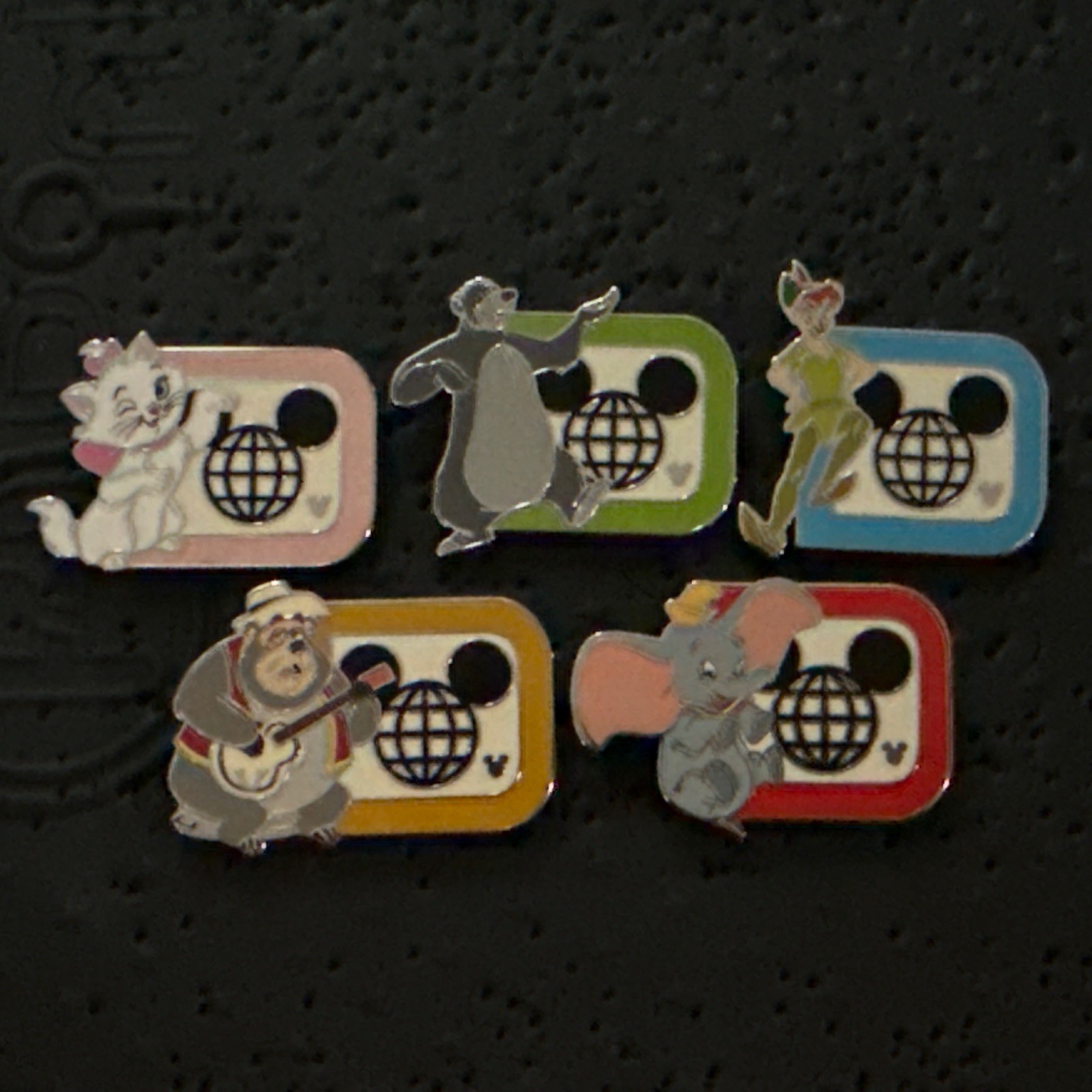 2026 WDW Disney World Wave B Disney Hidden Mickey D Icon Pin Set- NO CHASER