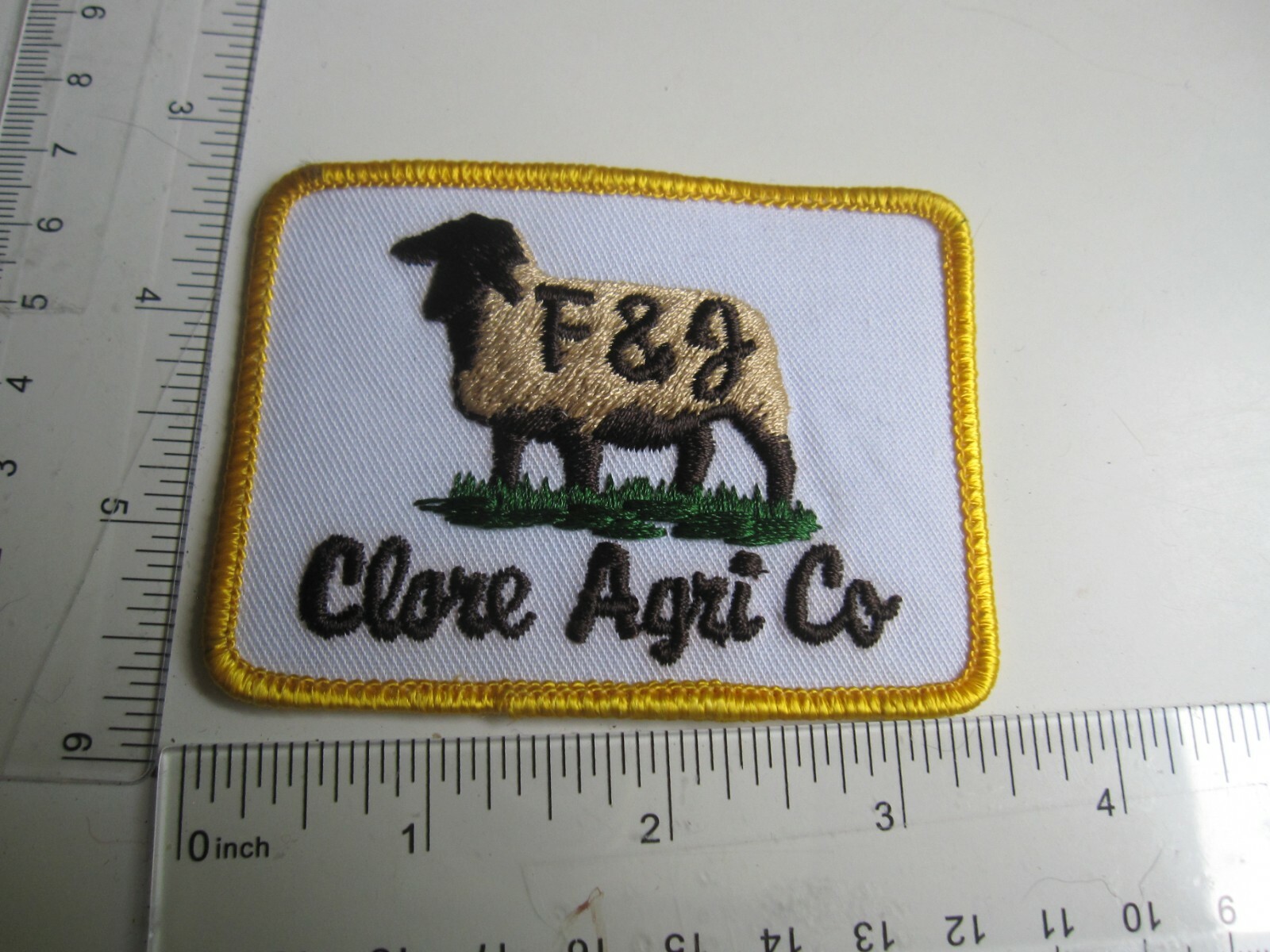 Vintage F&J Clore Agri Co Patch BIS