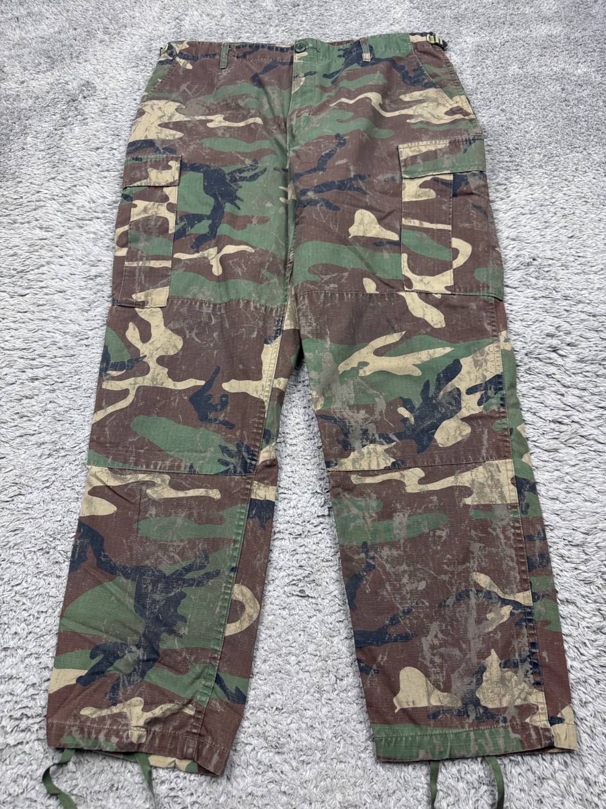 Military Pants Men Large Reg Woodland Camo BDU Cargo Tactical Combat Trouser Military Pants Men Large Reg Woodland Camo BDU Cargo Tactical Combat Trouser