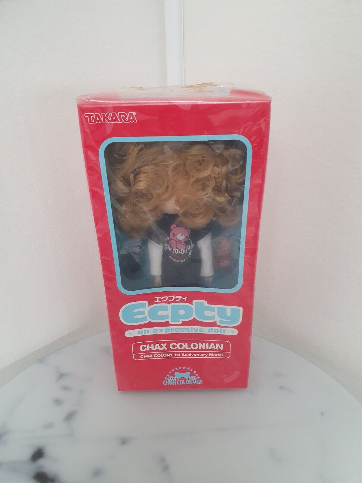 NEW SEALED ECPTY CHAX COLONY 1st Anniversary Model Doll Figure Gloomy Bear