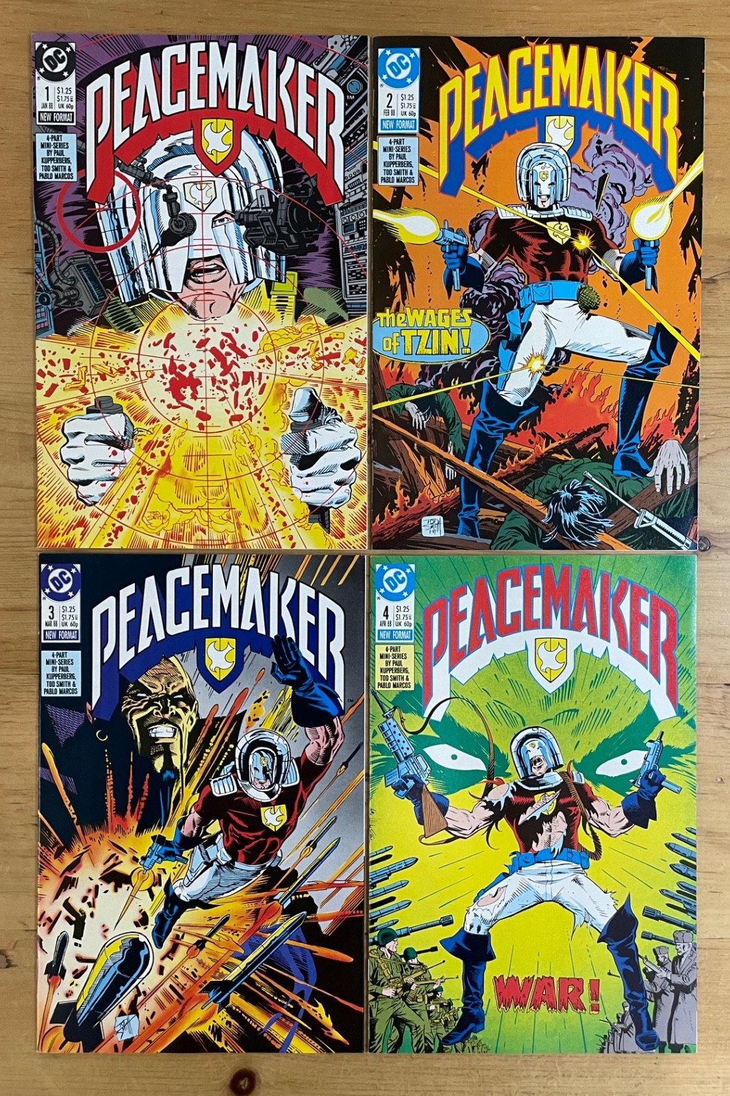PEACEMAKER SERIES #1-4 ~ DC COMICS 1987 NM+ PEACEMAKER SERIES #1-4 ~ DC COMICS 1987 NM+