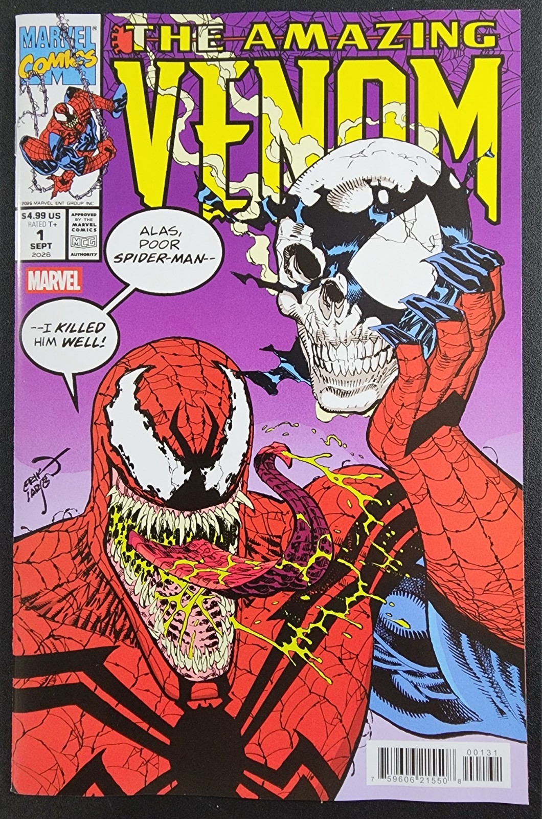The Amazing Venom #1  NM+  Erik Larsen ASM #347 Homage Variant  Marvel 2026
