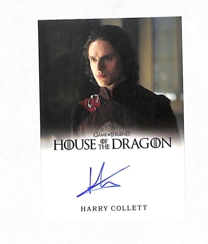 2026 Rittenhouse House Of The Dragon S2 Harry Collett Auto Card Prince Jacaerys 