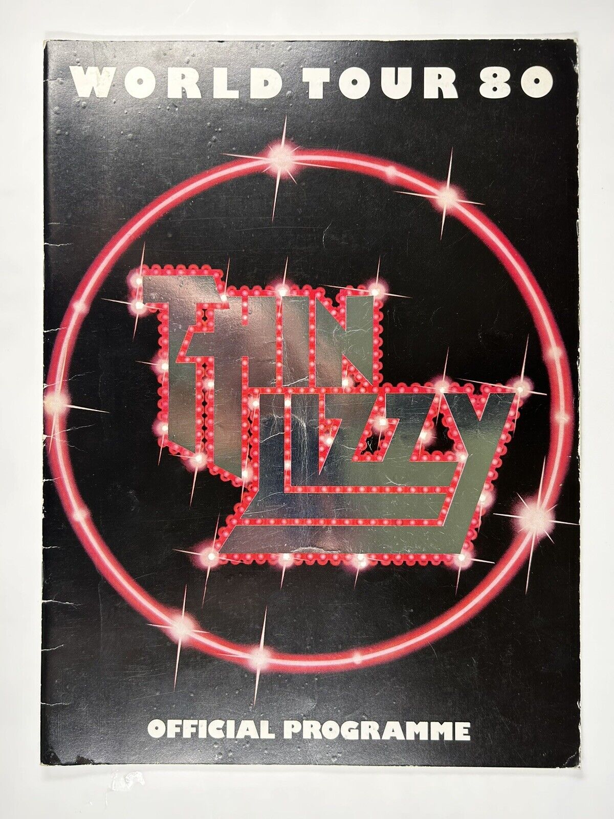 Thin Lizzy Phil Lynott Scott Gorham Program Original Chinatown World Tour 1980