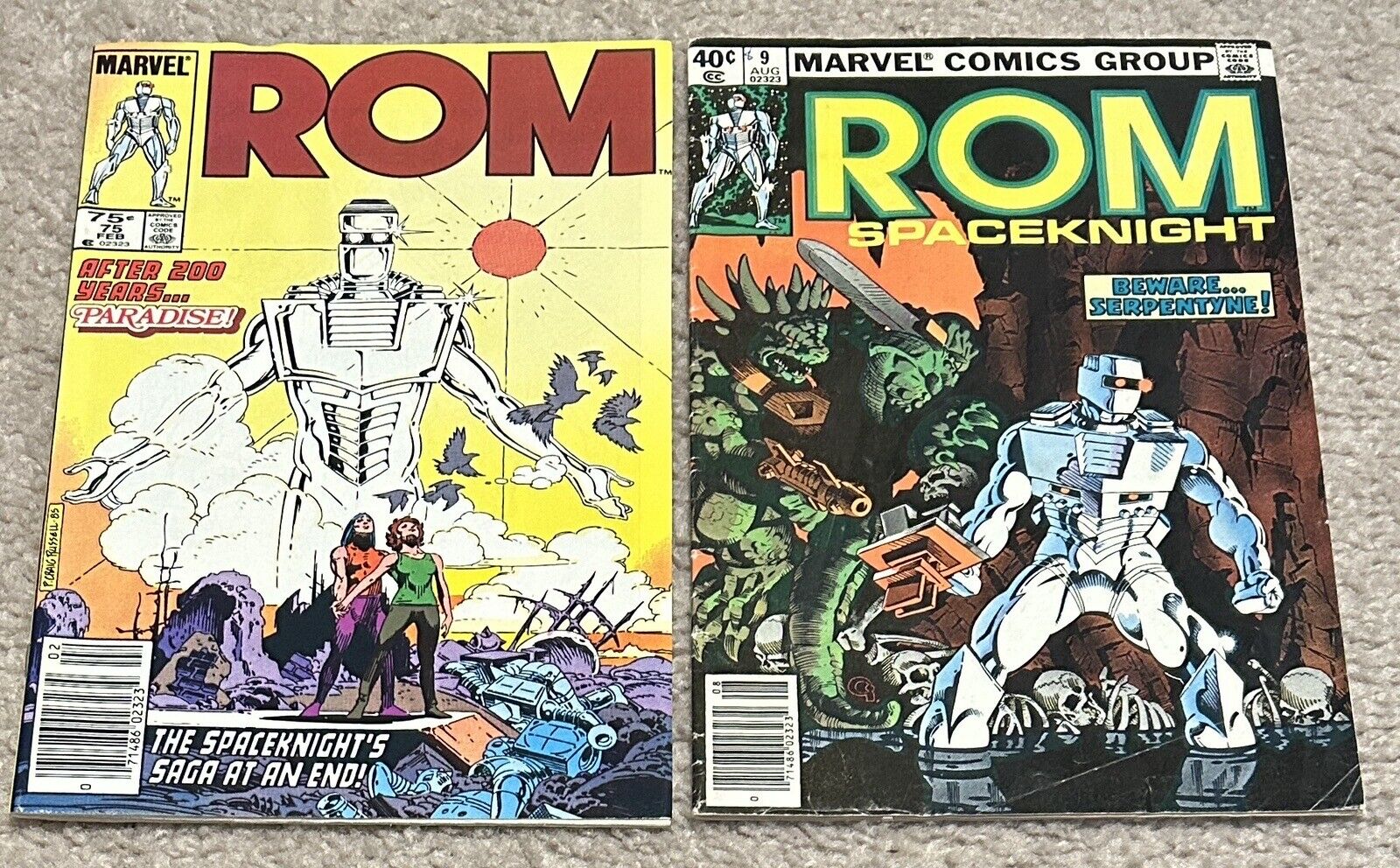 ROM #75  Excellent Condition 1986 SCARCE LAST ISSUE NEWSTAND 1st Print + #9 Lot