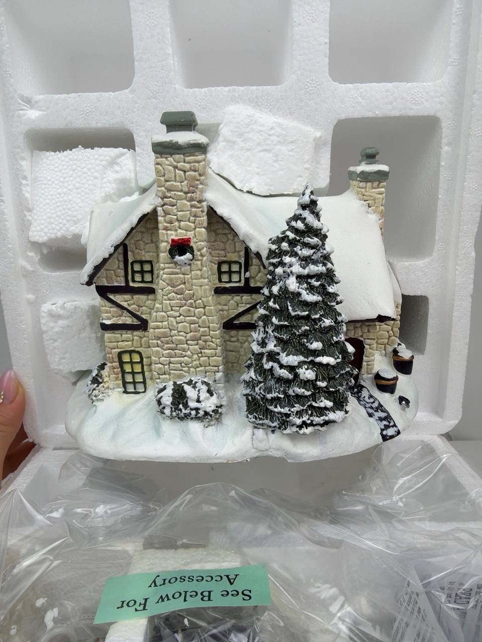 Hawthorne Village Thomas Kinkade Santa\'s Workshop Toys Lighted House COA New