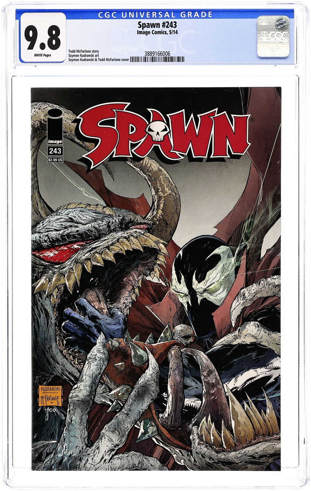 Spawn #243 CGC 9.8 2014 3889166006