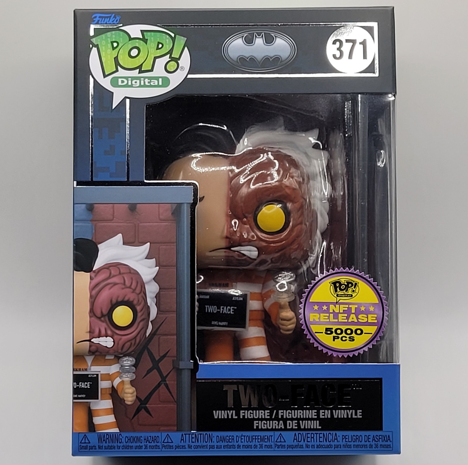 Funko Pop Digital Two-Face #371 Ultra 5000 PCS Batman W/ Protector S