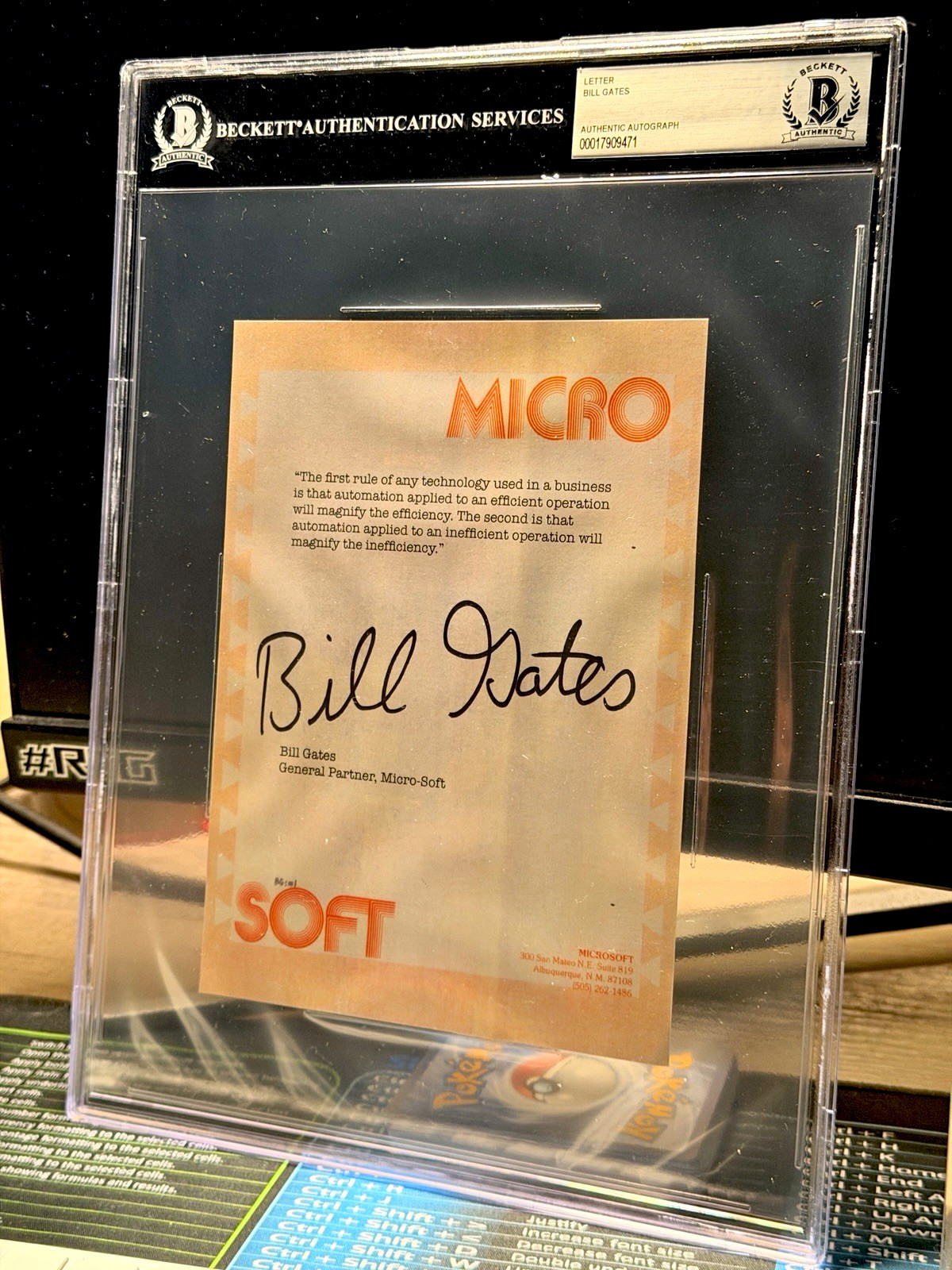 Bill Gates Signed Bill Gates Signed