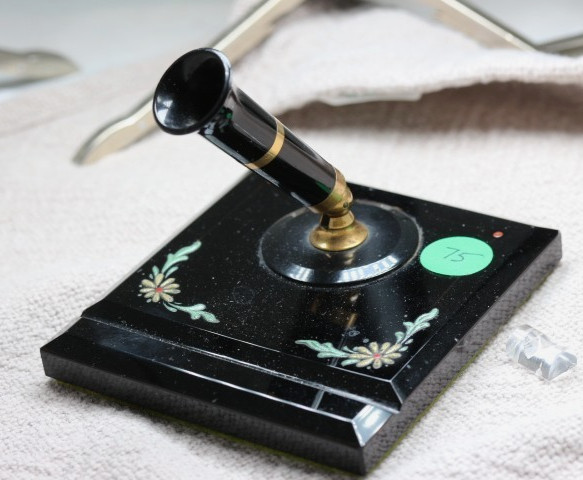 SHEAFFER FOUNTAIN PEN DESK BASE RARE EARLY MODEL 