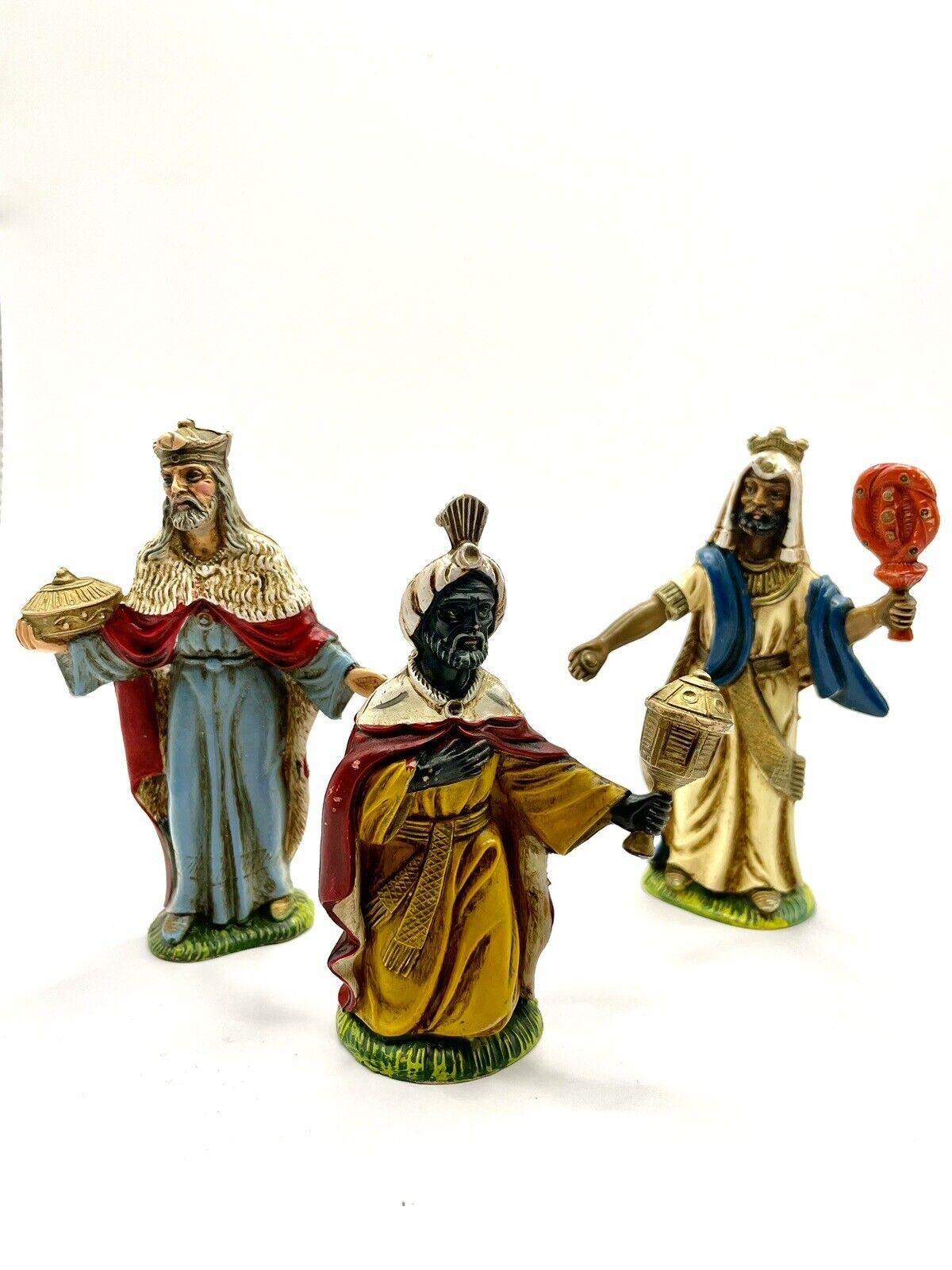 Vintage Italian 3 Kings Nativity Pieces 