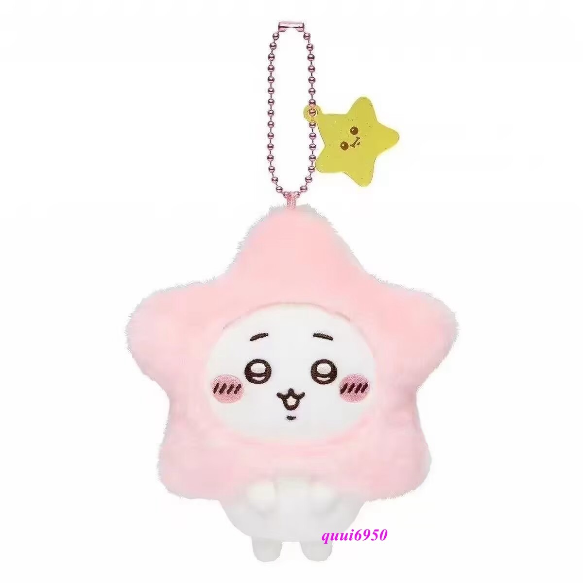 Chiikawa Star Wish Usagi Rakko Plush Doll Keychain Momonga Plushie Pendant Gift