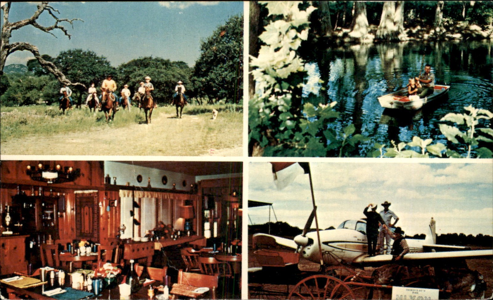 Medina TX Resort Ranch M.A.G.I.C. Publishers c1950s-60s Vintage Postcard