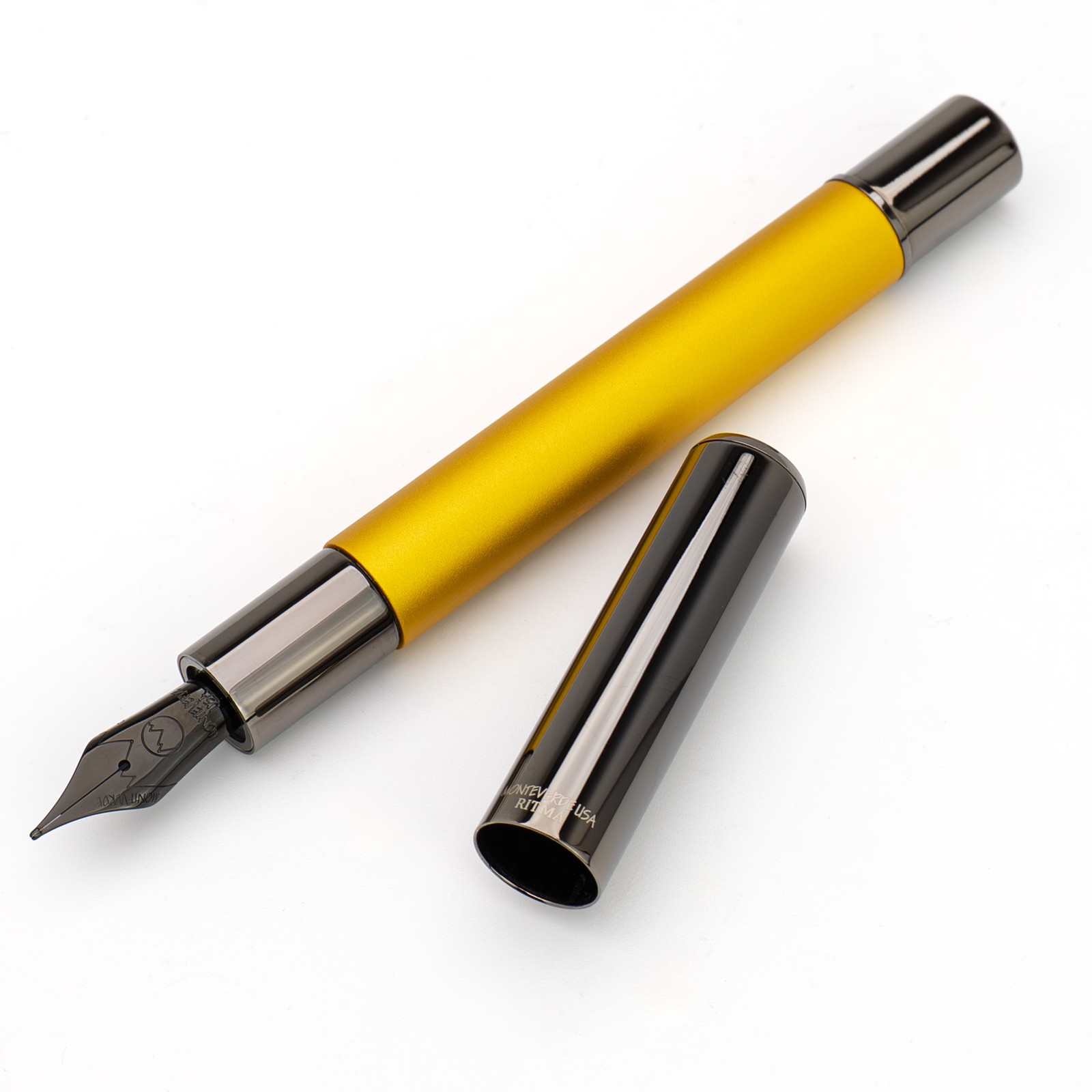 Monteverde USA Ritma Fountain Pen in Mimosa - 1.1mm Stub Nib - NEW in Box