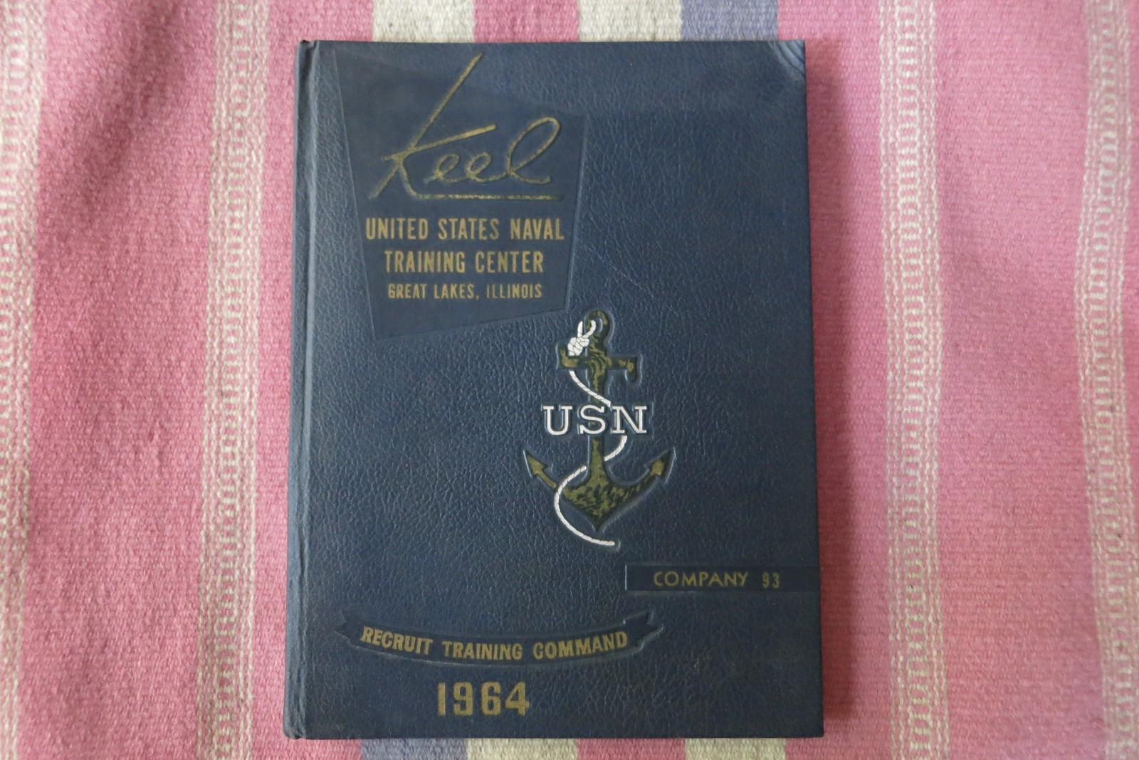 Keel 1964 US Naval Training Center Great Lakes Illinois Yearbook Company 93 USN
