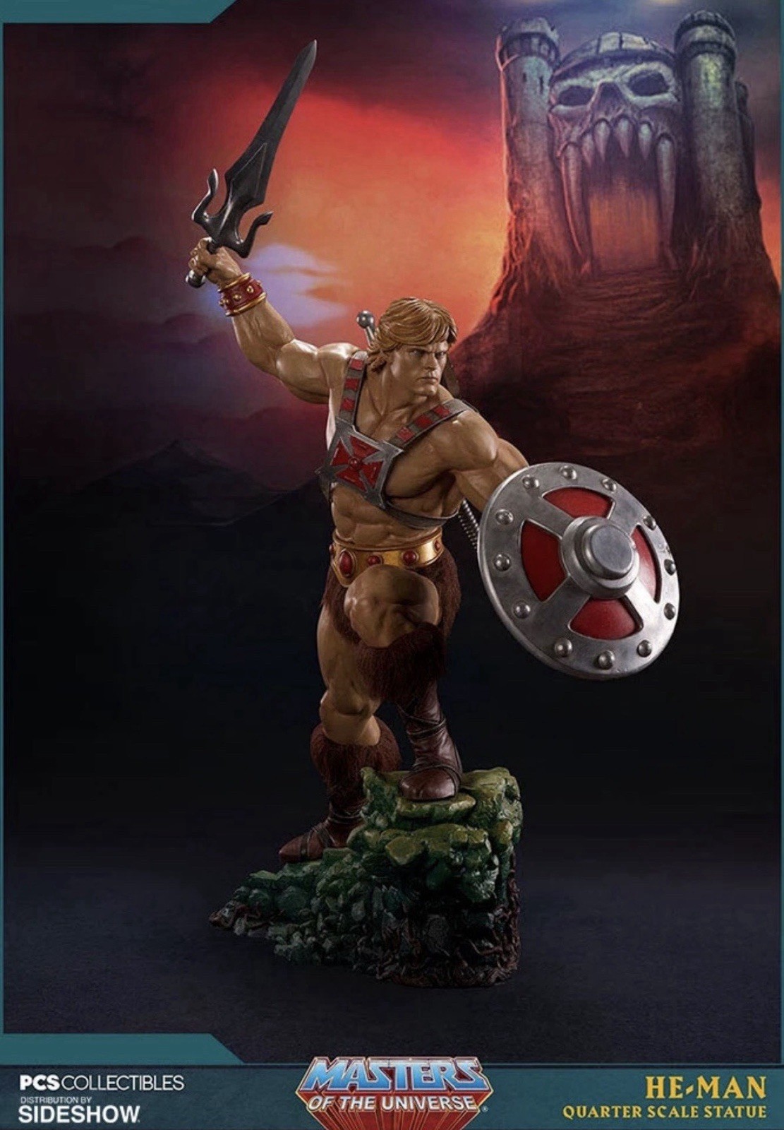 Sideshow, Pop Culture Shock, Classic He-Man, 1/4 Scale Statue (Regular)