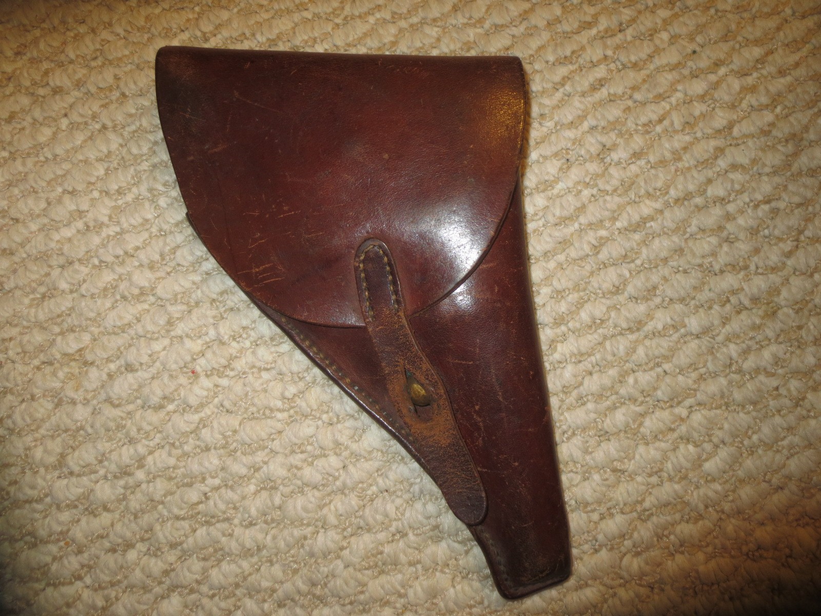 WW1 French Model 1892 Leather Ordnance Holster WW1 WW2 MAS St Etienne WW1 French Model 1892 Leather Ordnance Holster WW1 WW2 MAS St Etienne
