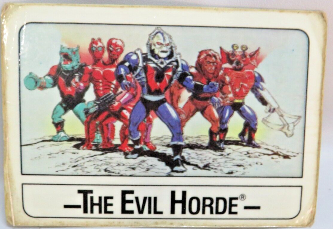 Masters Of The Universe 1986 Wonder Bread The Evil Horde Promo Card Mattel