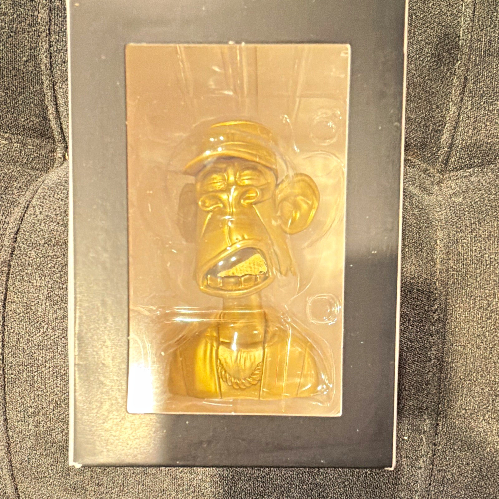 1XRUN Eminem Limited Edition Gold Plastic Bobblehead No COA