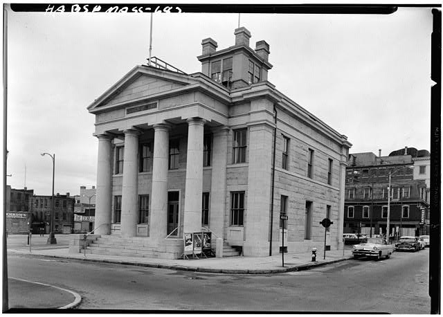 New Bedford Massachusetts Custom House 1830s Federal Building Offices