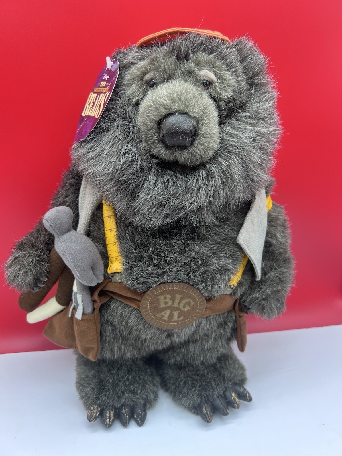 Disney Store The Country Bears Big Al Stuffed Plush Animal 16 Inch NEW with Tag
