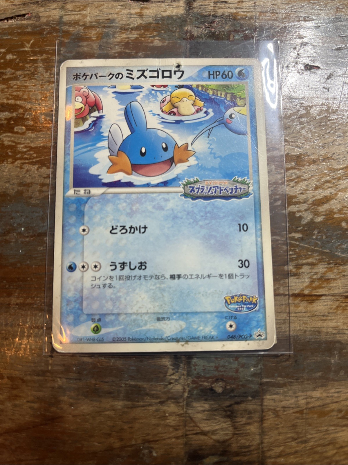 Pok Park's Mudkip Model 048 PCG P Pokemon DAMAGED / HP